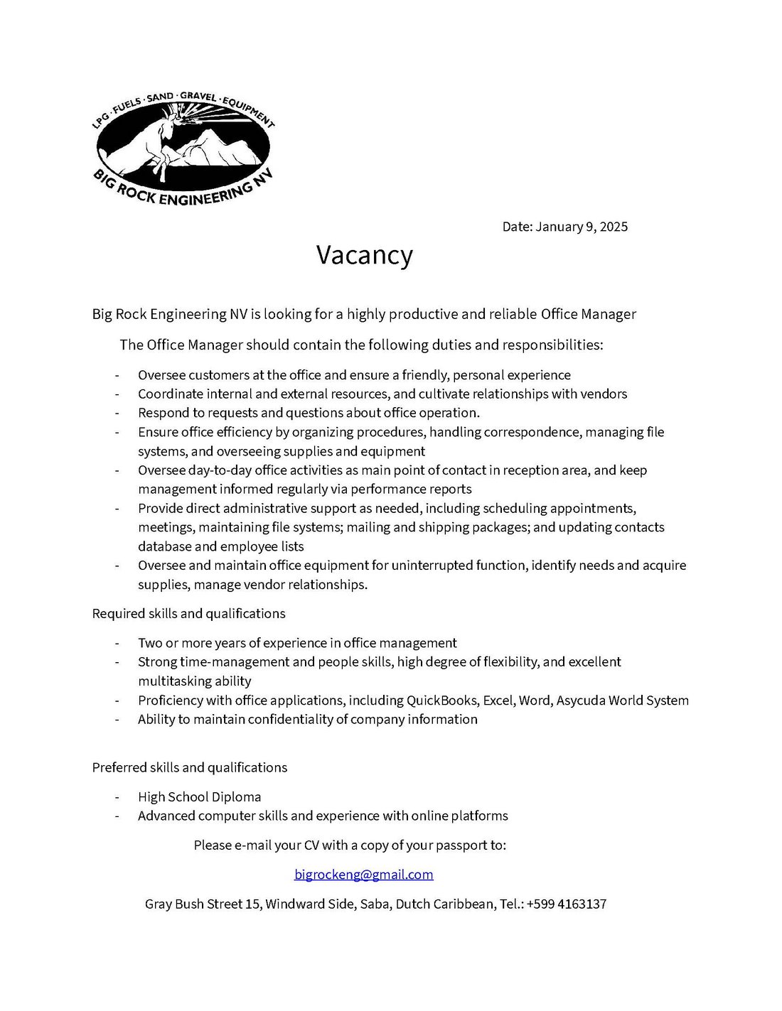 Vacancy